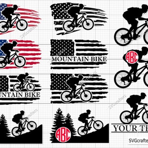 Svg VTT, vélo, svg vélo, motard svg, svg vtt, motard svg, svg dirt bike, svg sport - imprimable, Cricut & Silhouette