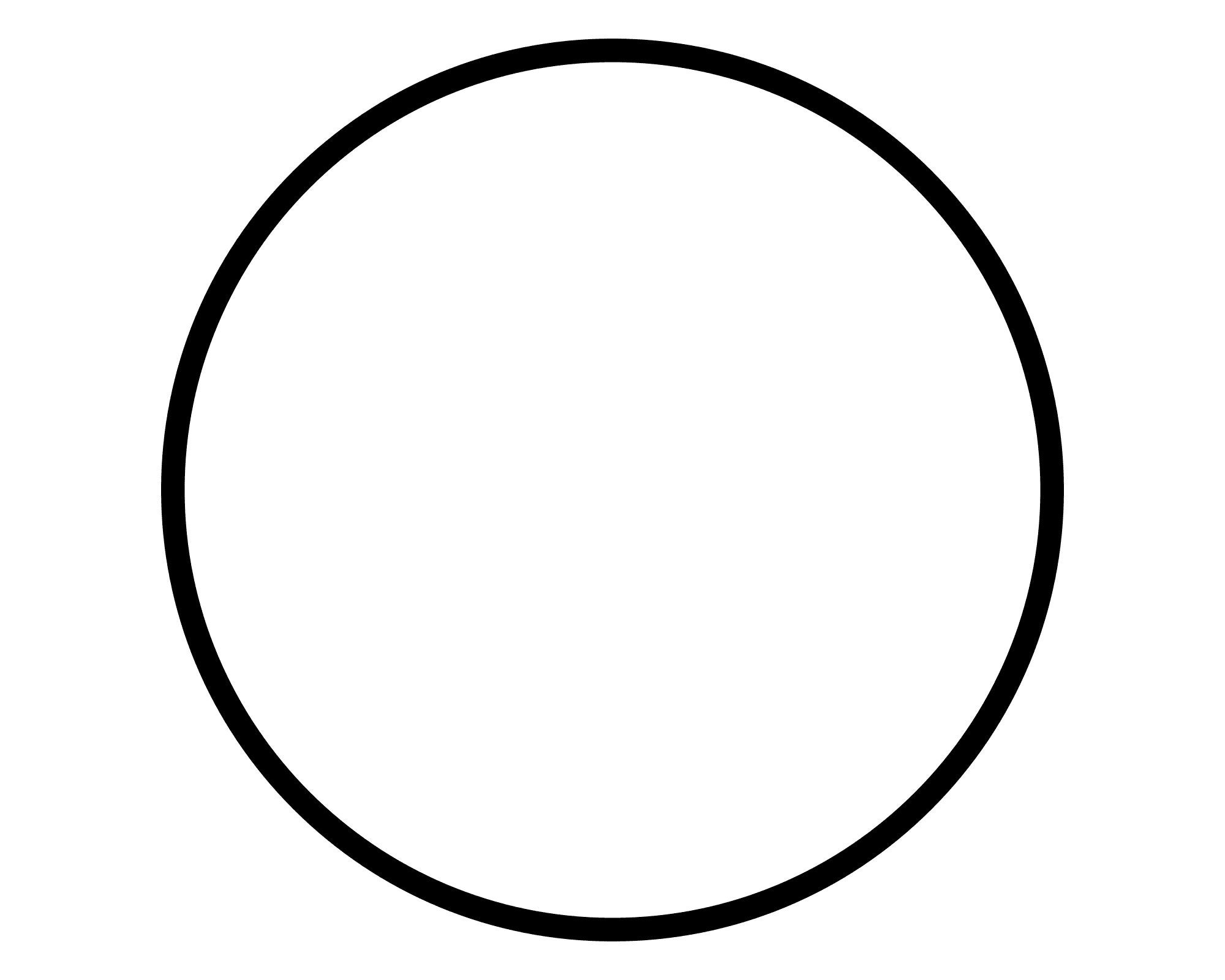 White Circle Outline Png