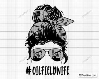 Oilfield Wife Svg Png, Oilfield worker svg, American flag Oilfield svg, Oilfield svg, Oilfield flag - Printable, Cricut & Silhouette files