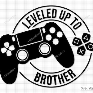 Aufgepeppt bis zu Bruder svg Png, neuer großer Bruder svg, neues Baby-Svg, neuer großer Bro svg, Baby-Bruder-Svg - Printable, Cricut & Silhouette-Datei