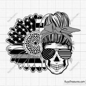 Messy Bun Correctional Officer Svg, Corrections Svg, Thin Silver Line Svg, Distressed Flag Svg, Prison Guard Svg, Law Enforcement Svg