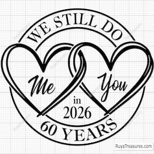 60th Anniversary Svg