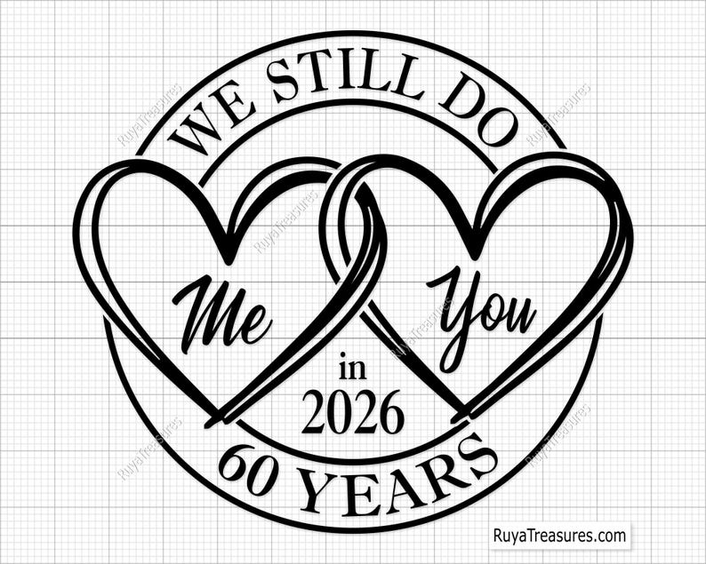 60th Anniversary Svg