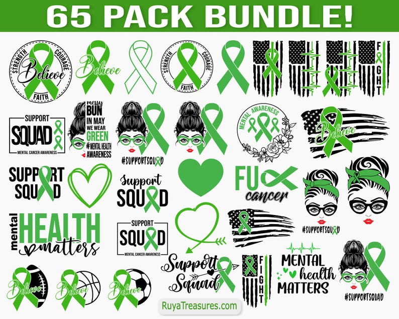 Mental Health Awareness Svg Bundle