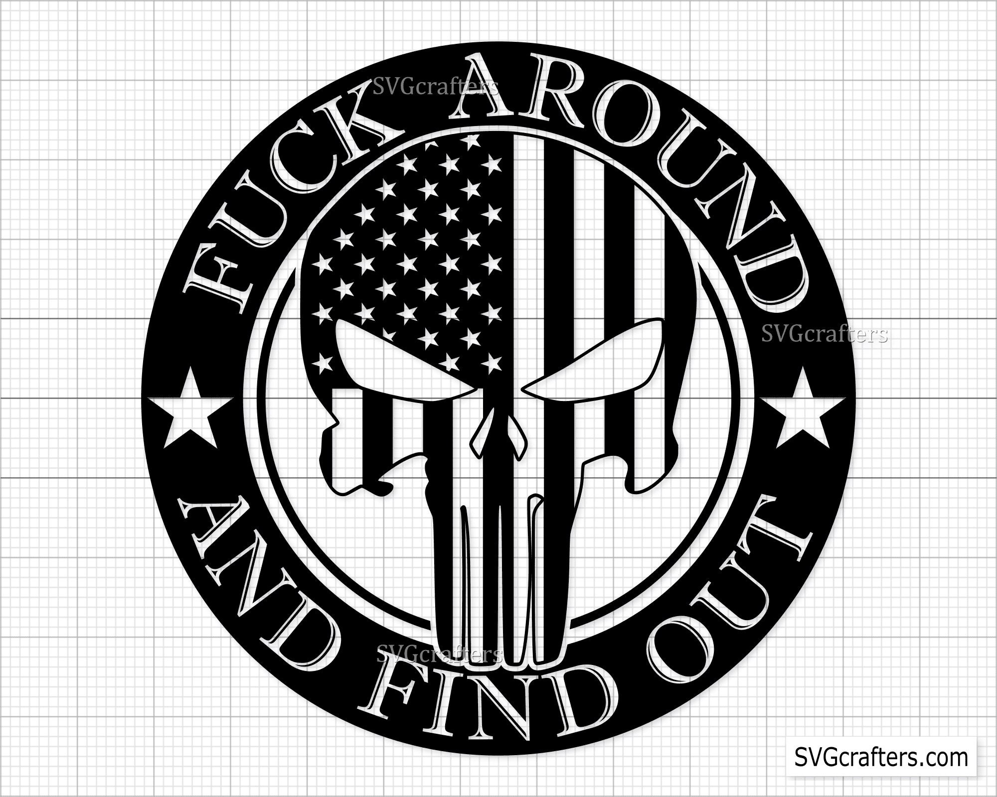 FAAFO Punisher Flag Svg Png Punisher Skull Svg 2nd Amendment - Etsy