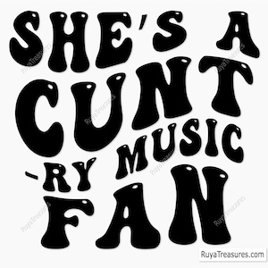 Elle est fan de musique country Svg png, fille country, Svg country, cow-girl, Svg Southern Girl, petite ville fille, Svg musique country