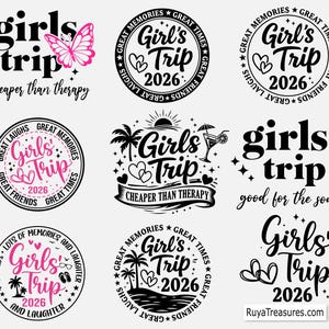 Girls Trip 2026 Svg