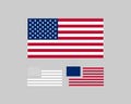 Layered American Flag Svg Png, USA Flag Svg, USA Flag Clipart, US Flag Cricut File, American Flag Png, Patriotic Svg Files
