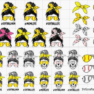 Softball Mama geschnitten Datei, Softball Grafik, Baseball Datei, Softball Grafik, Softball Grafik, Softball Grafik, Mama Design - zum Downloaden