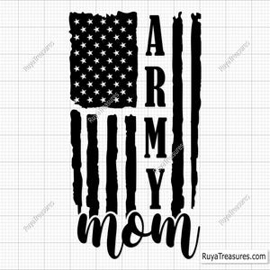 Army Mom Flag Svg Png, Army Svg, Proud Army Mom Svg, Military Family Svg, US Army Support Svg, Soldier Mom Svg, Veteran Family Svg