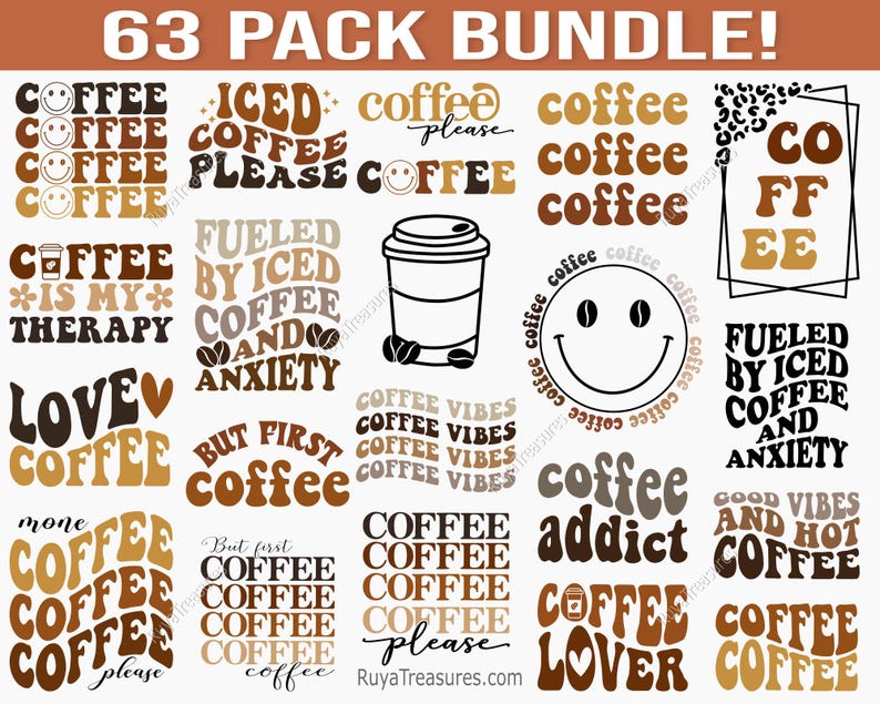 Retro Coffee Svg Bundle
