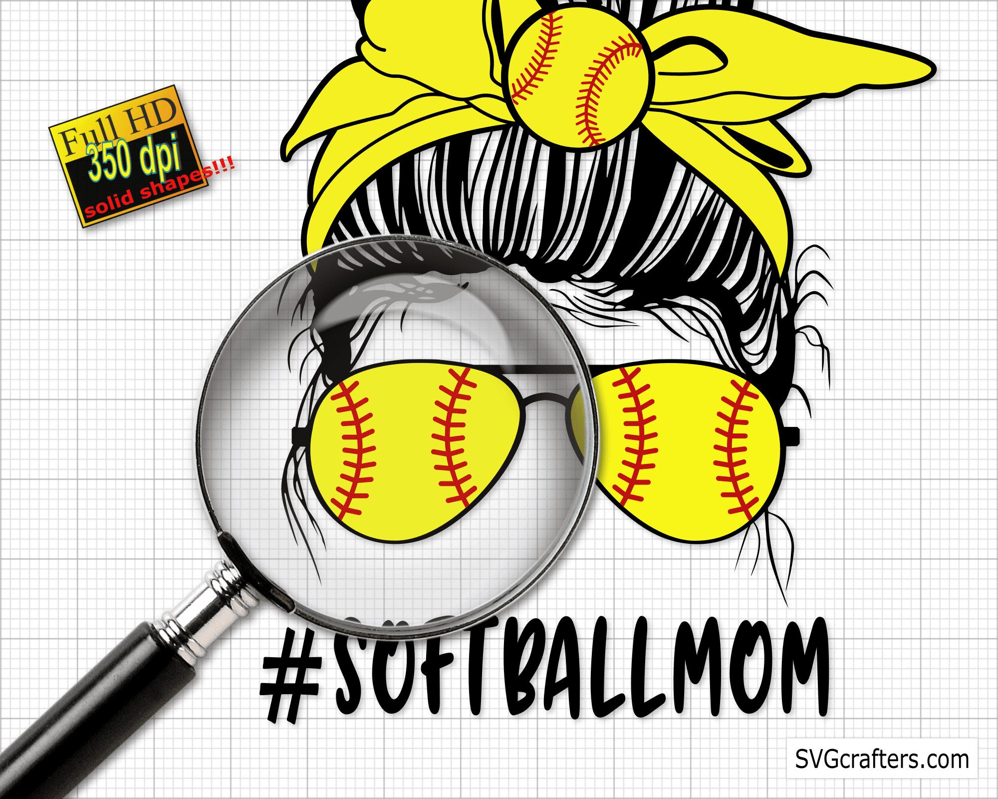 Softball Mom Svg Softball Svg Baseball Mom Svg Softball Etsy