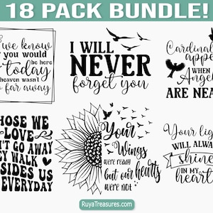 Memorial Quotes Svg Bundle