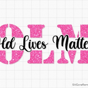 Old Lives Matter svg abuela svg, abuelo svg, abuelo svg, abuelo svg, abuelo svg - Archivos de corte para imprimir, Cricut y Silhouette