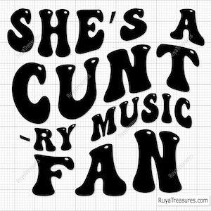 Elle est fan de musique country Svg png, fille country, Svg country, cow-girl, Svg Southern Girl, petite ville fille, Svg musique country