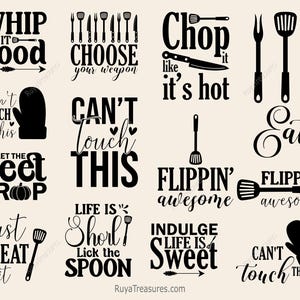 Funny Kitchen Svg Bundle, Kitchen Svg, Chef Svg, Kitchen Quotes Svg, Funny Kitchen Svg, Kitchen Sign Svg, Cooking Svg,  Kitchen Saying