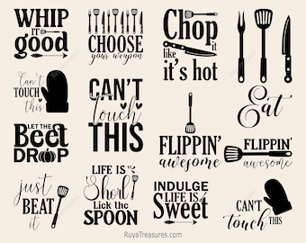 Funny Kitchen Svg Bundle, Kitchen Svg, Chef Svg, Kitchen Quotes Svg, Funny Kitchen Svg, Kitchen Sign Svg, Cooking Svg,  Kitchen Saying