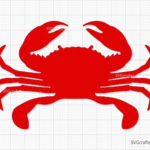 Crab svg, Crab clipart, Beach svg, Crab png, summer svg, crab cut file, ocean svg, crab silhouette - Printable, Cricut & Silhouette files