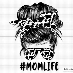 Cow Print Momlife PNG, Cow pattern Png, cow spot Png, Cow Png, Cow Skin Png, cow print png - Clipart, Printable, Sublimation file