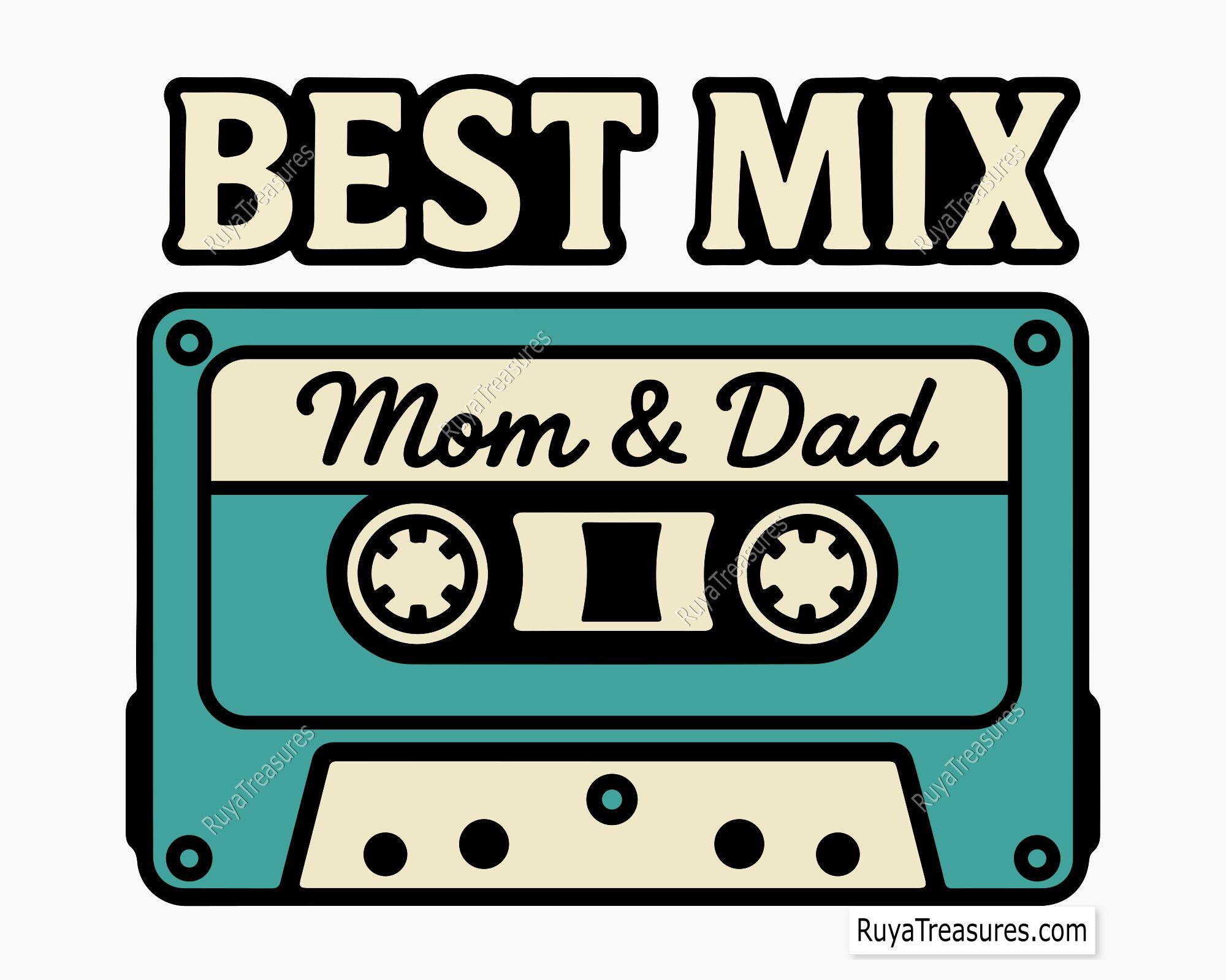 Best Mix Mom And Dad Svg, Mixed Parents Svg, Biracial Parents Svg, Funny Family Svg, Blended Family Svg, Cute Mixed Race Svg, Afro Kids Svg