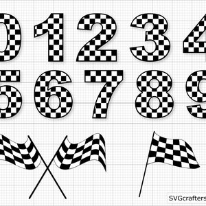 Karierte Zahlen Svg, Rennleben Svg, Racing Svg, Racing Life Svg, Checkered Flagge Svg, Rennen Svg, Motorsports Svg, Speed Racing Svg