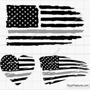 Correctional Officer Svg, Corrections Svg, Thin Silver Line Svg, American Flag Svg, Corrections Flag Svg, Prison Guard Svg, Thin Silver Line