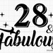 28th Birthday Svg Png, 28th Svg, Aged to Perfection Svg, 28 and ...