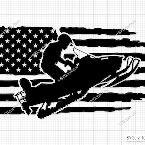 Drapeau homme motoneige SVG, svg motoneige, Sledlife svg, svg ski, motoneige vie svg, svg motocross - imprimable, Cricut & Silhouette fichier