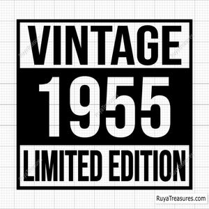 70e anniversaire Svg Png, 70e Svg, vieilli à la perfection, Svg 70 et fabuleux, Svg 1955 vintage - imprimable, Cricut & Silhouette coupe fichiers