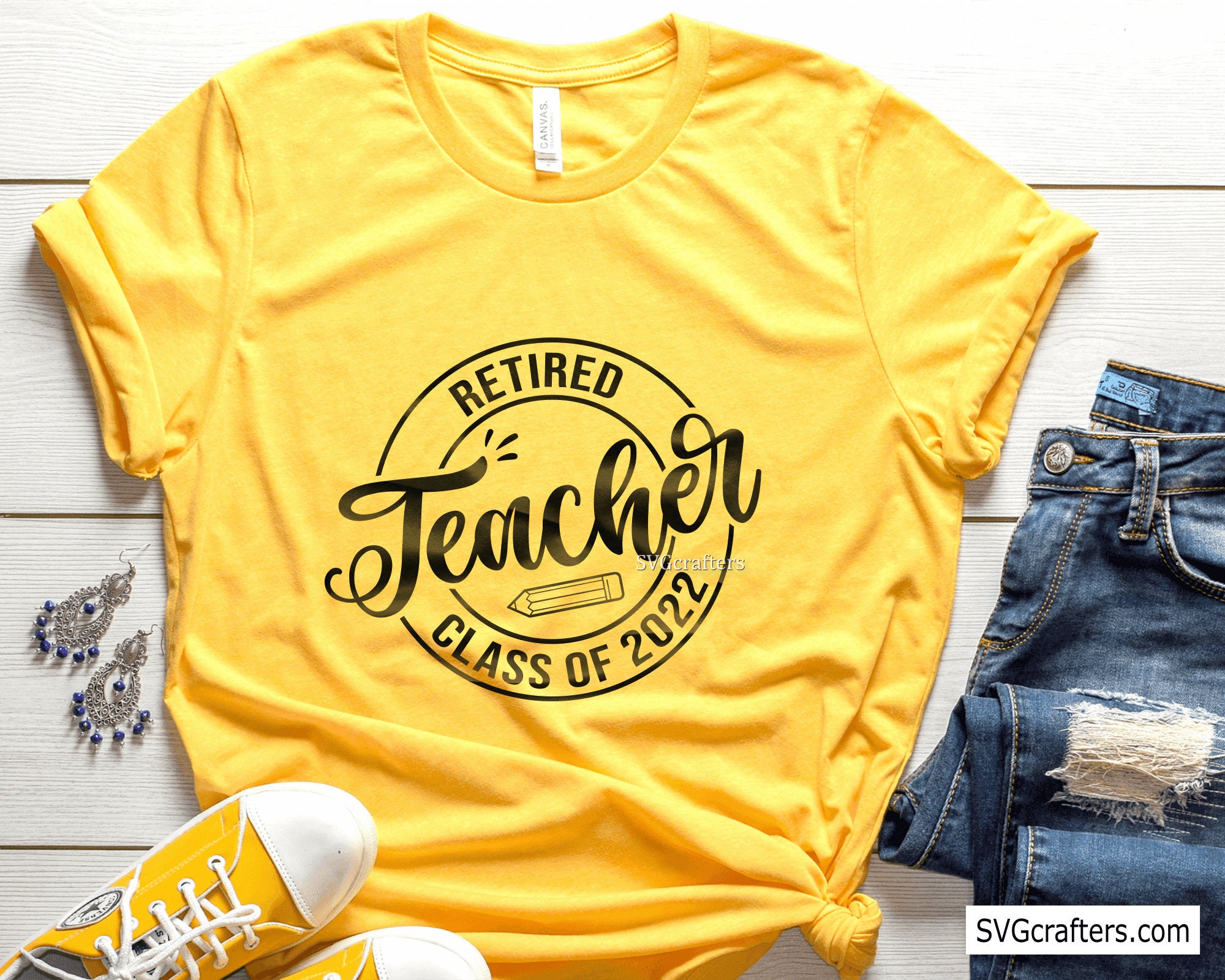 Retired Teacher Svg Retirement Svg Retired Svg Teacher Etsy