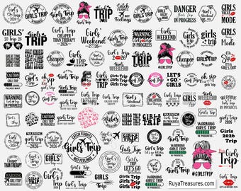 Bundle Girls Trip 2026 Svg, Girls Weekend 2026 Svg, Besties Trip Svg, Girls Vacation Svg, Girls Night Out Svg, Road Trip Svg, Girls Trip Svg