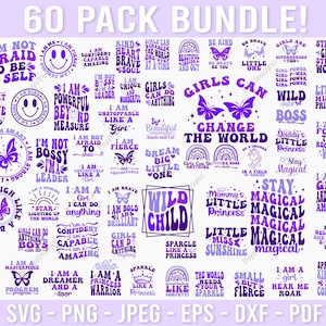 Retro Little Girl Svg Bundle