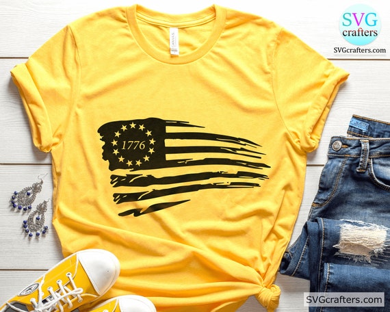 トップス KAPITAL BETSY ROSS FLAG HIPPIE L/S TEE 13 Colonies American Flag - Betsy Ross USA 1776 Unisex Long