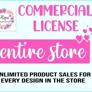 RuyaTreasures Commercial License, The Commercial License covers ALL RuyaTreasures designs