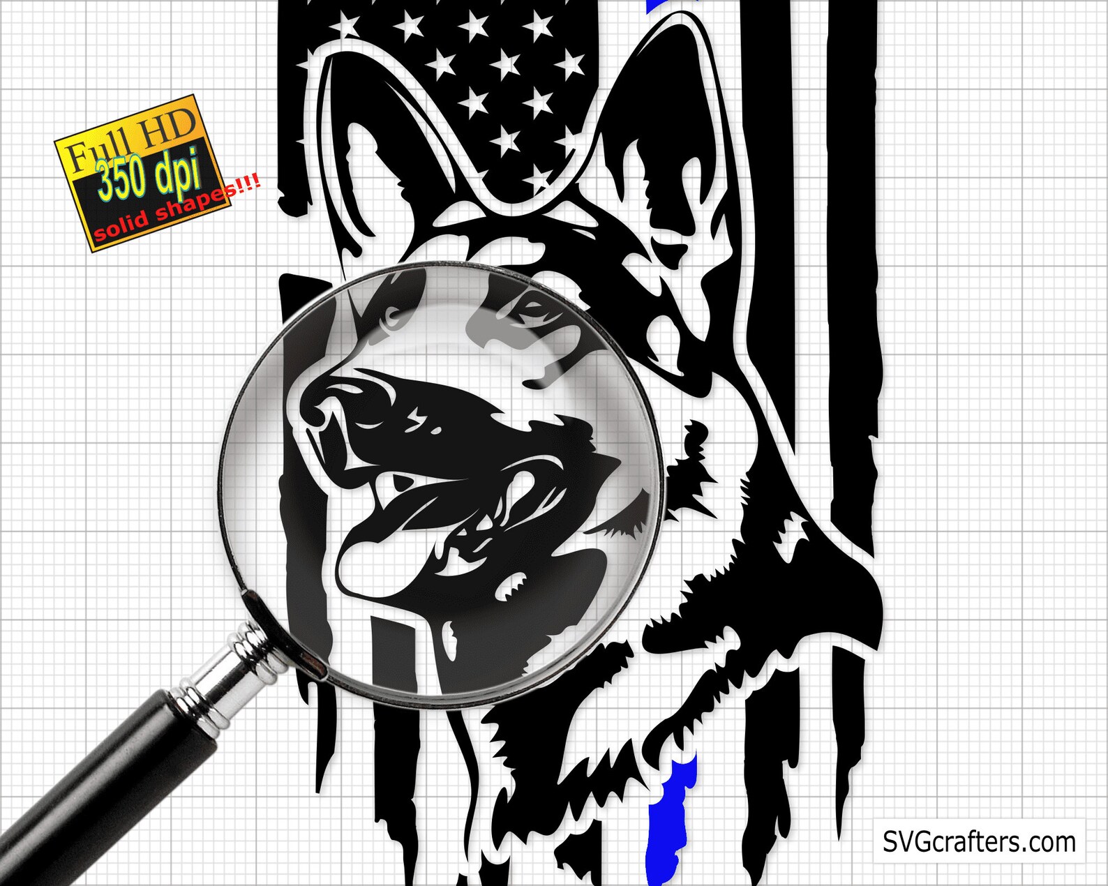 German Shepherd Svg Dog Svg K9 Svg Dog Face Svg Paw Print - Etsy