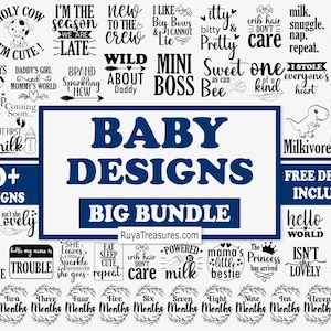 Lot de SVG bébé, lot de Svg nouveau-né, lot de citations de bébé, grenouillère de bébé Svg, Svg de bébé drôle, Svg de bébé nouveau-né, lot de citations de bébé