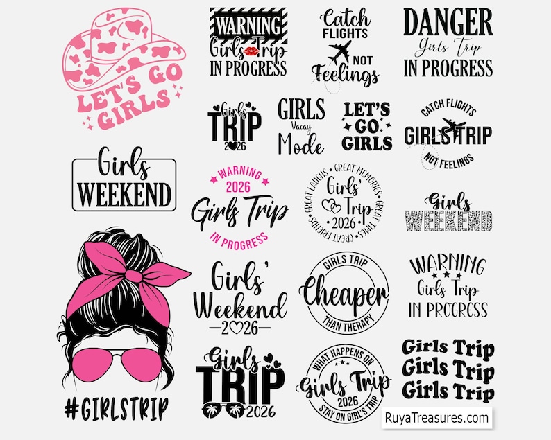 Girls Trip 2026 Svg