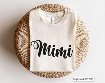 Mimi Svg, Retro Mimi Shirt Svg, Promoted to Mimi Svg, Leopard