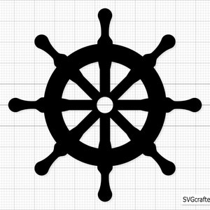 Ship Wheel Svg Png, nautical svg, anchor svg, cruise svg, boat svg, pirate svg, ocean svg - Cricut & Silhouette file cut file