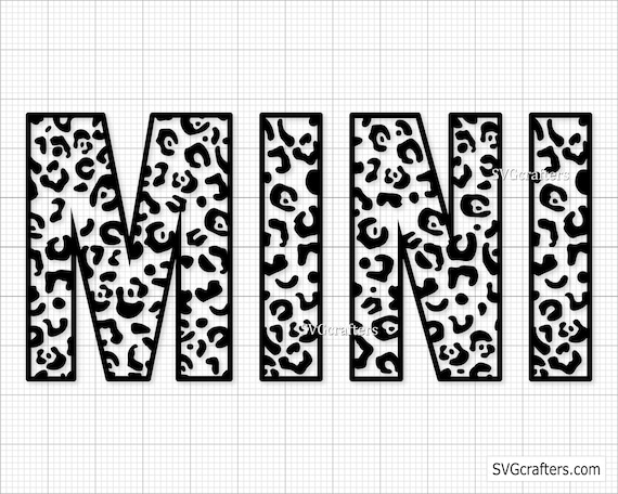Leopard Mini Svg Leopard Print Svg Mama Leopard Png Mom - Etsy