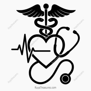 Caduceus Medical Symbol Svg, Doctor Svg, Medical Staff Svg, Healthcare Svg, Hospital Svg, EMT Svg, Nurse Svg, Medicine Svg, Pharmacy Svg