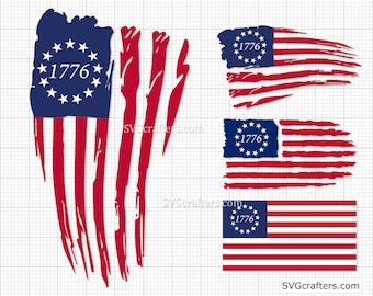 Svg Betsy Ross, 1776 svg, drapeau américain SVG, svg du 4 juillet, svg patriotique, 2e amendement svg, drapeau de Betsy ross - imprimable, Cricut & Silhouette