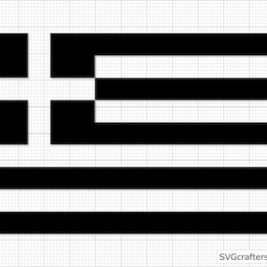 Drapeau de la Grèce svg, svg grec, drapeau de la Grèce couper fichier, clipart drapeau de la Grèce, vecteur de drapeau de la Grèce, drapeau grec svg - imprimable, Cricut & Silhouette