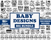 Baby Svg Bundle, Newborn Svg Bundle, Baby Quote Bundle, Baby Onesie Svg, Funny Baby Svg, Baby Newborn Svg, Baby Quote Bundle