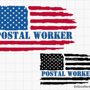Postangestellter svg, Postal svg, Post Office svg, Wesentlicher Arbeiter svg, Postangestellter png, Wesentliches svg - Printable, Cricut & Silhouette