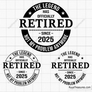 The Legend Has Officially Retired Svg, Retirement Svg, Retired Svg, Happy Retirement Svg, Pension Svg, Retirement Party Svg, Grandpa Svg