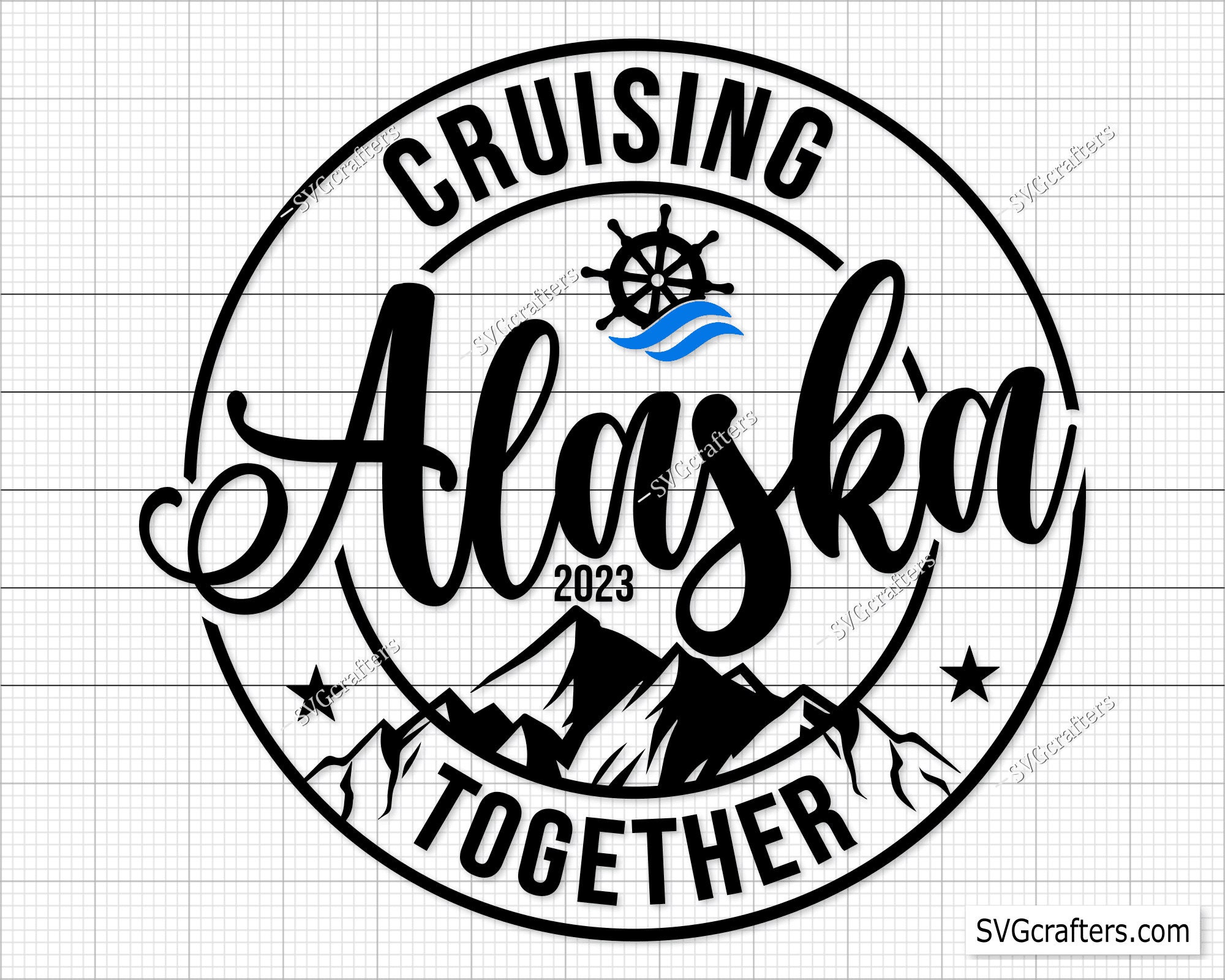 Alaska Trip 2023 Svg Alaska Cruise Svg Summer Vacation Svg Etsy Hong Kong