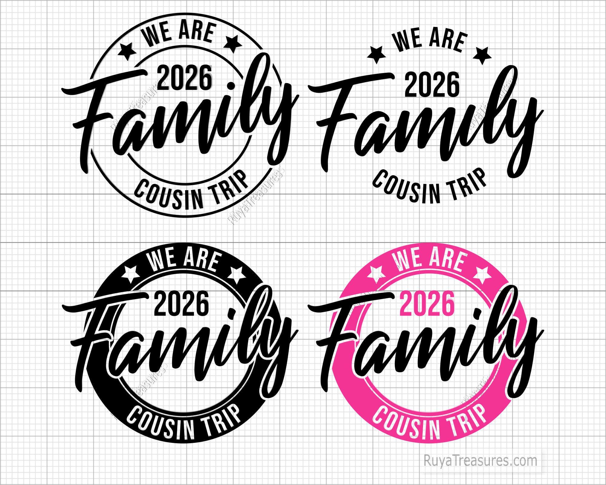 Warning Cousin Trip in Progress Svg, Family Trip Svg, Family Vacation ...