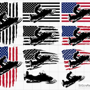 Drapeau homme motoneige SVG, svg motoneige, Sledlife svg, svg ski, motoneige vie svg, svg motocross - imprimable, Cricut & Silhouette fichier