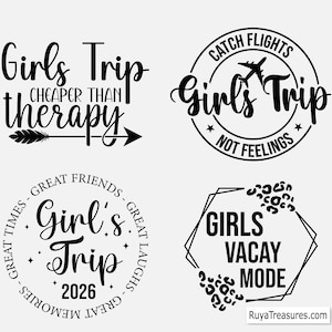 Girls Trip 2026 Svg
